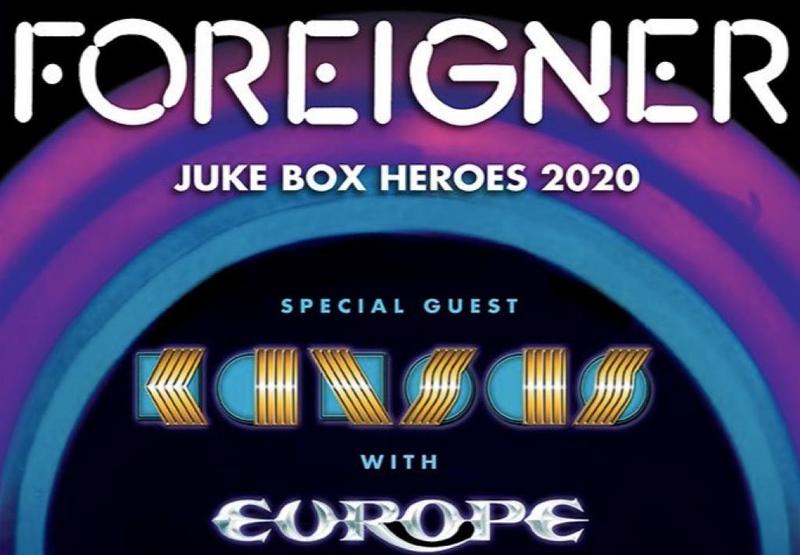 JUKE BOX HEROES 2020 TOUR: Foreigner, Kansas and Europe Announce