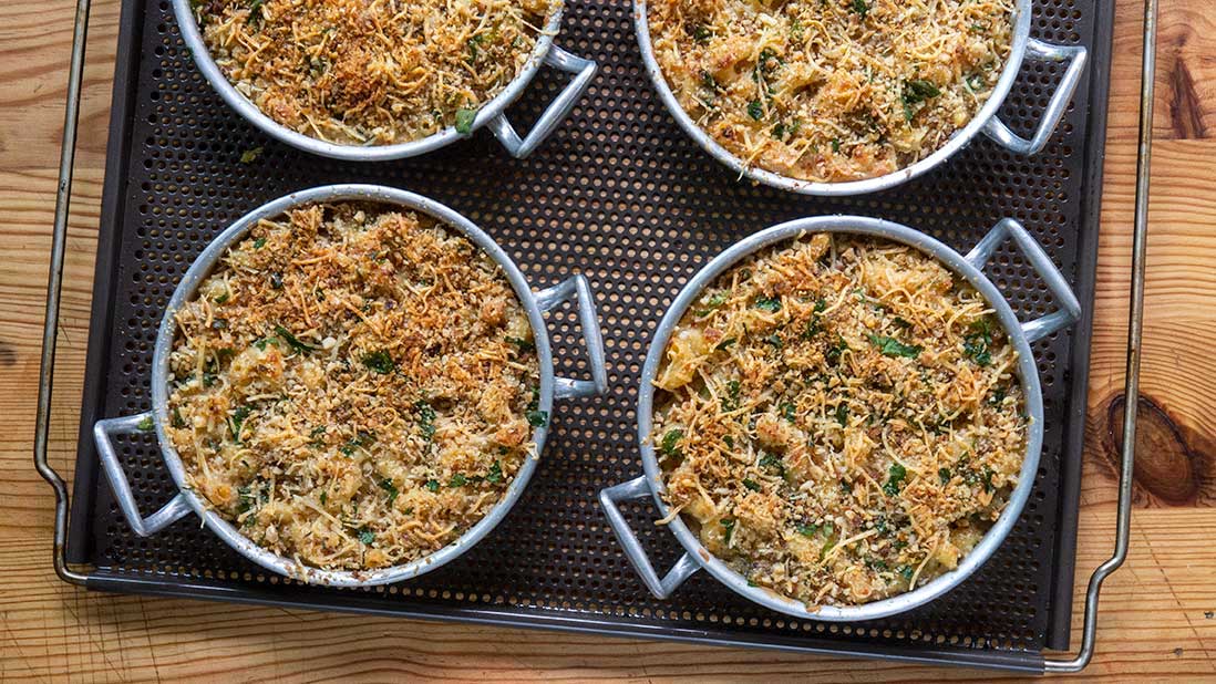 macaroni & roquefort 'blue cheese' casserole, icookstuff