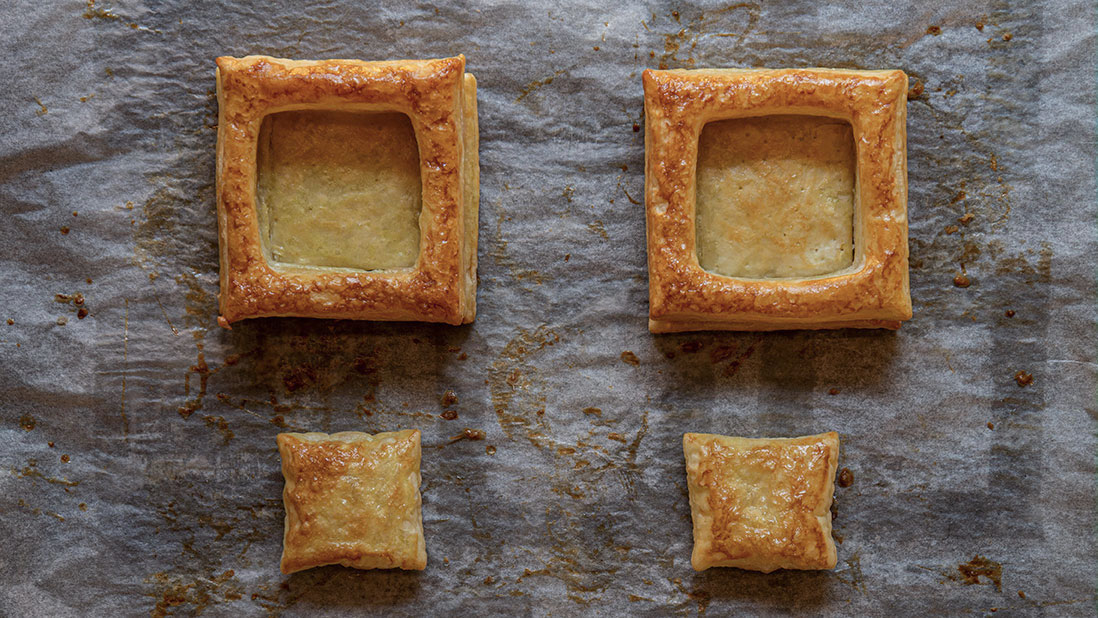 «volauvent» puffpastry cases, icookstuff