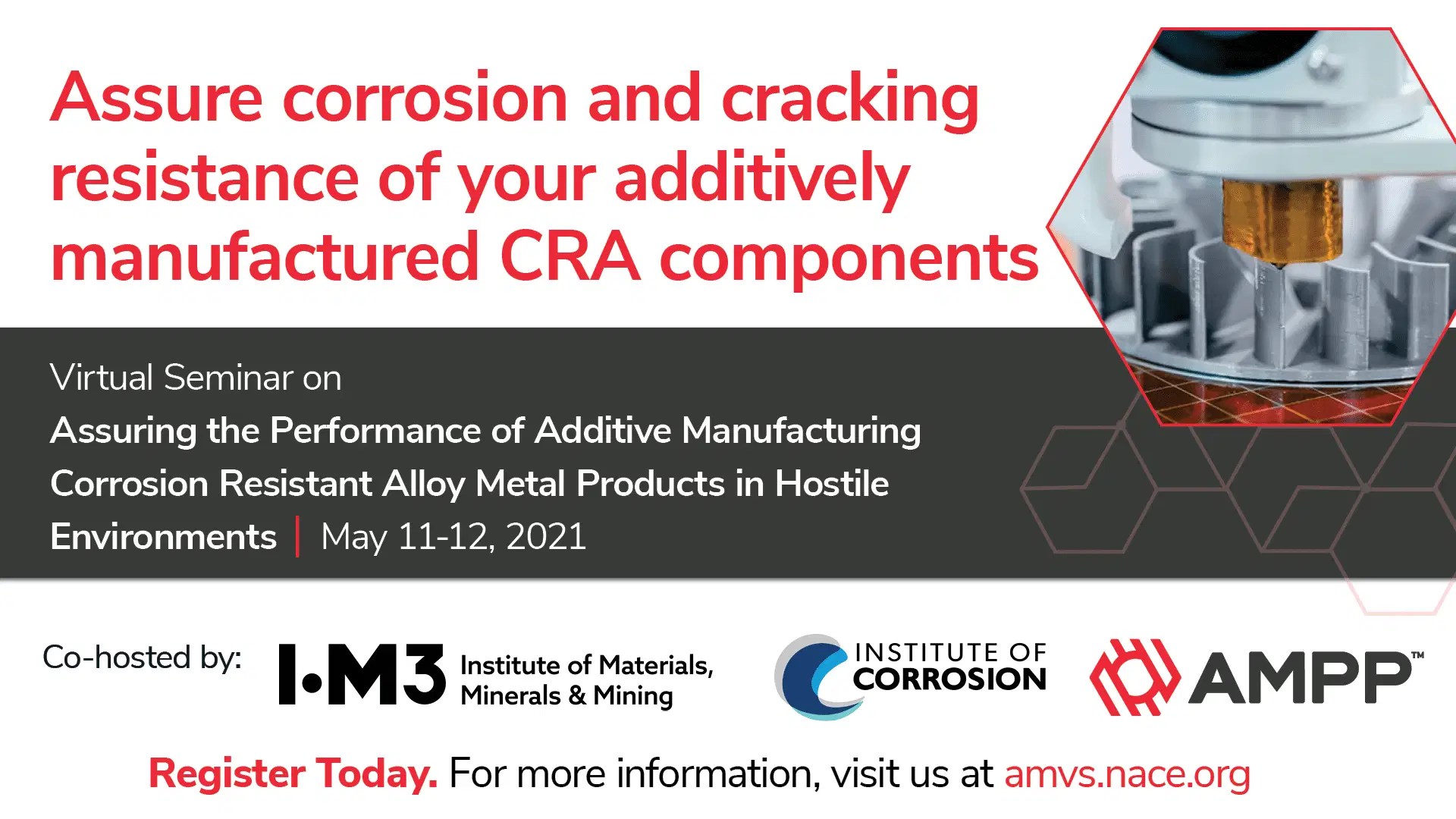 Virtual Seminar Assuring the Performance of Addictive Manufacturing