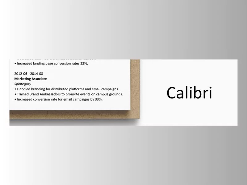 Best Fonts for a CV in UK 10 Styles to Impress