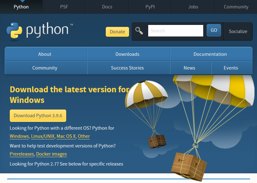Python Download and Installation Instructions