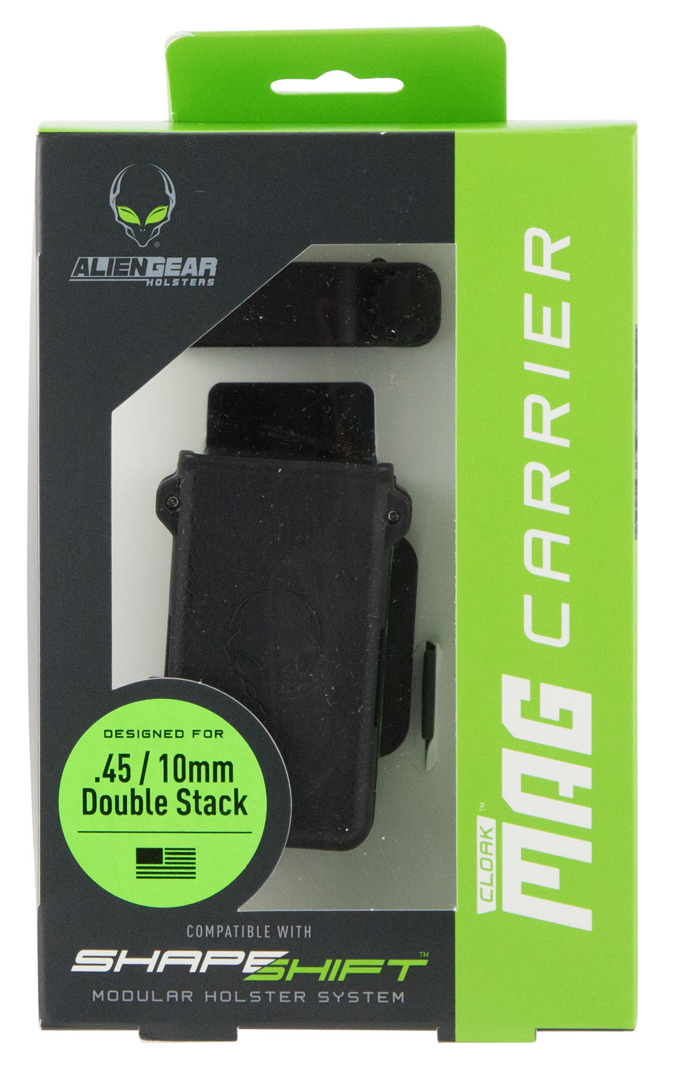 ALIEN GEAR SINGLE MAG CARRIER OWB/IWB 45/10 MM DS AMB BLACK B Tactical
