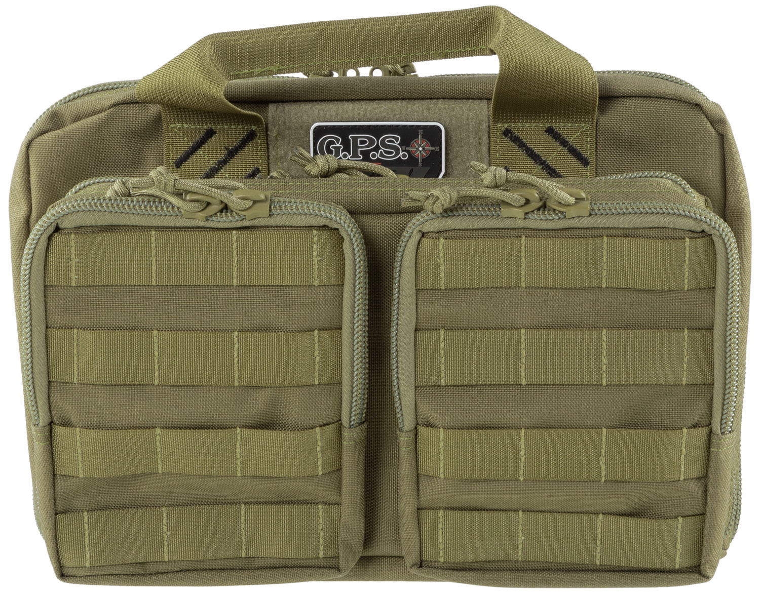 GPS QUAD+2 PISTOL CASE W/2REMOVABLE POUCHES TAN B Tactical Shop B Tactical