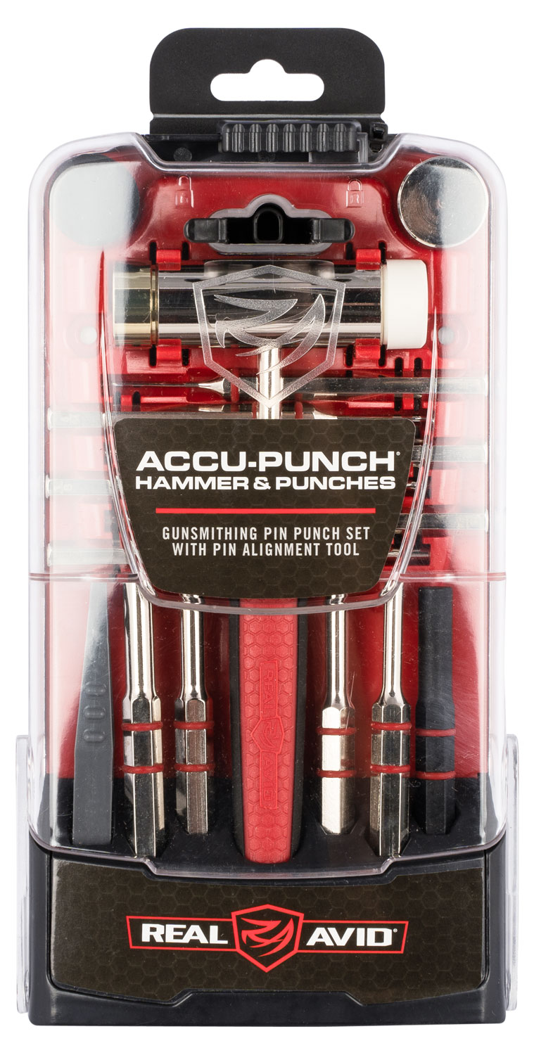 REAL AVID ACCUPUNCH HAMMER AND PUNCHES 10 PIN PUNCHES Front Line