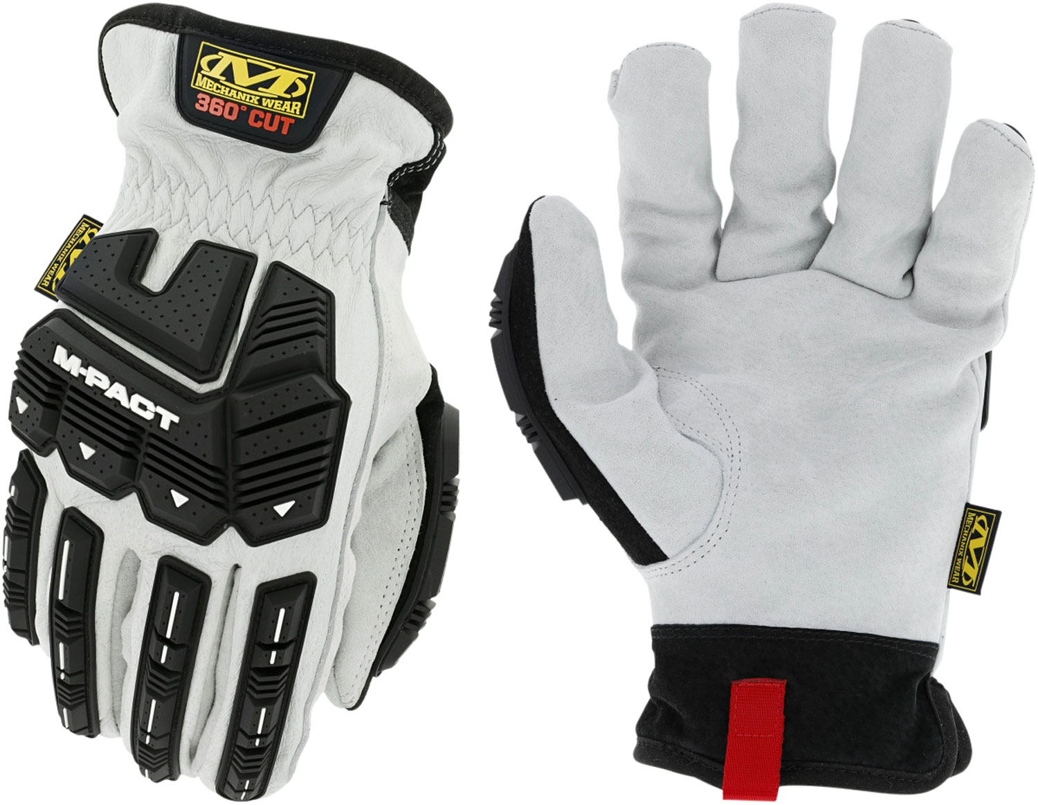 MECHANIX WEAR LDMPHDX000 Durahide MPact HD Driver F8360 Small White