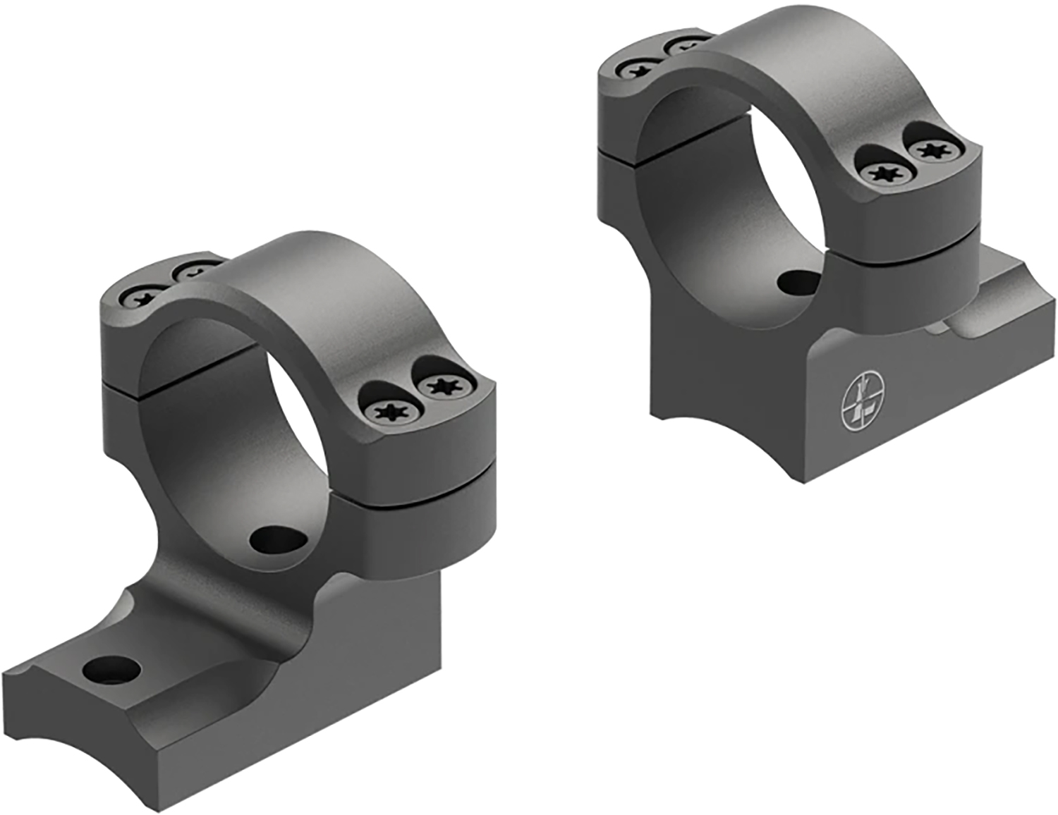Leupold 181333 BackCountry Ring Mount Matte Black Aluminum Savage 10/