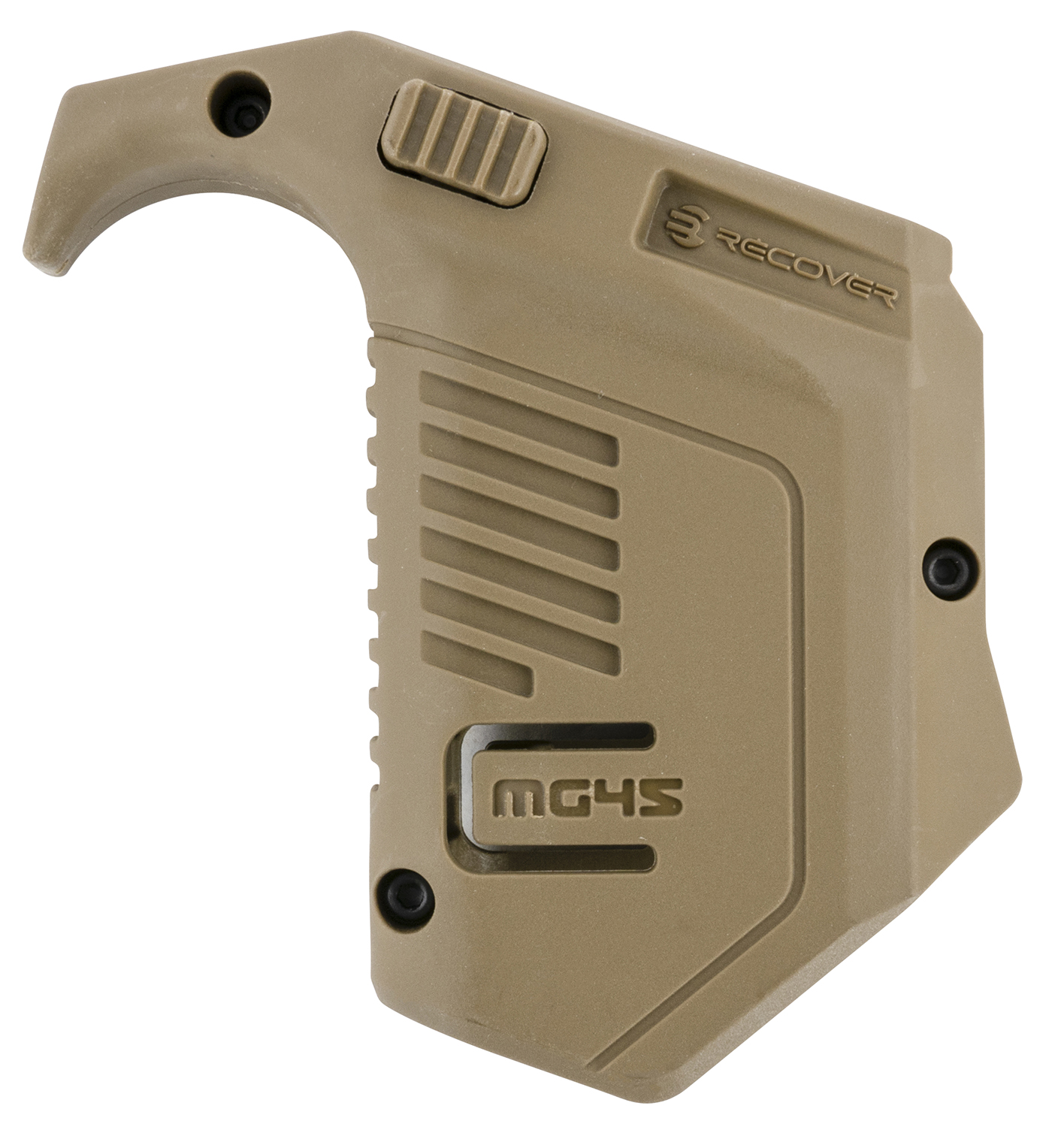 Recover Tactical MG4502 Angled Mag Pouch Double Stack Tan Polymer 45