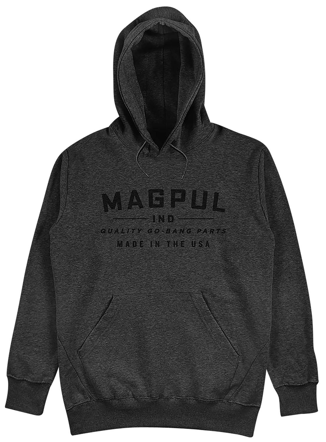 Magpul MAG12560112X Go Bang Parts Charcoal Heather Long Sleeve 2XL B