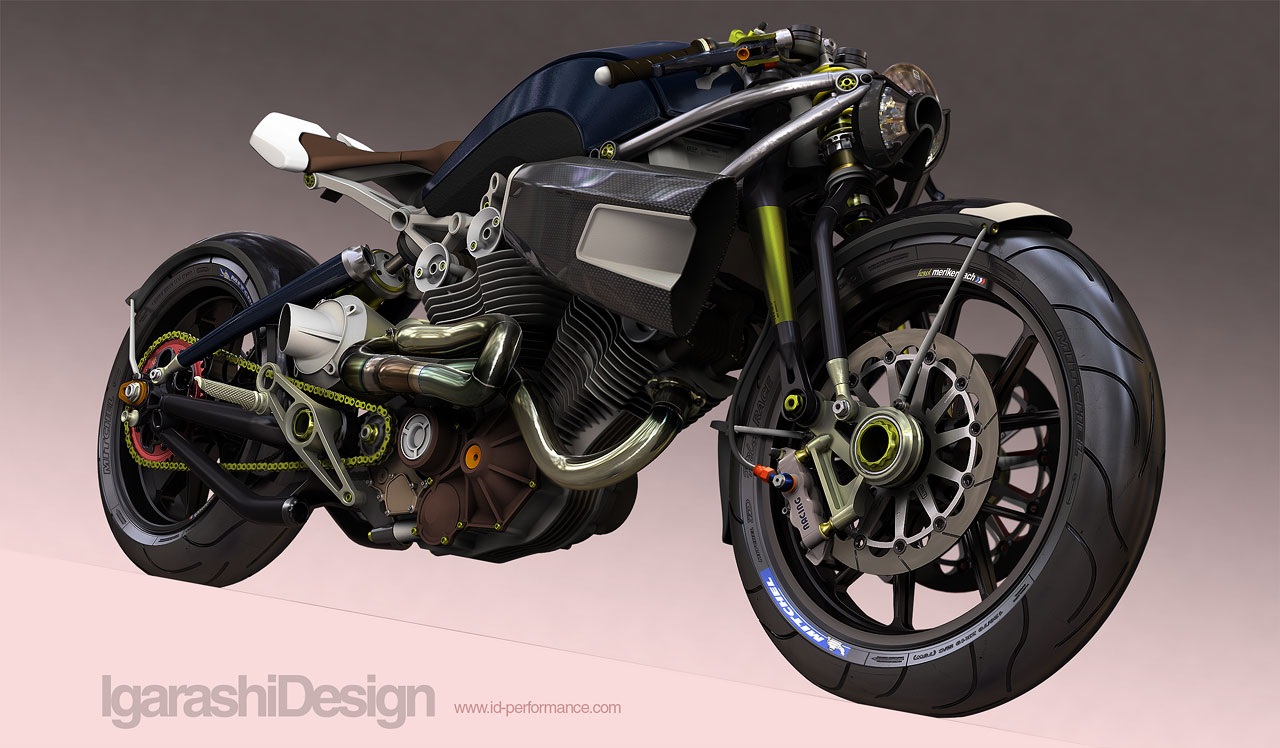 Turbo VTwin Concept Motorcycle by Igarashi Design Custom Fighters