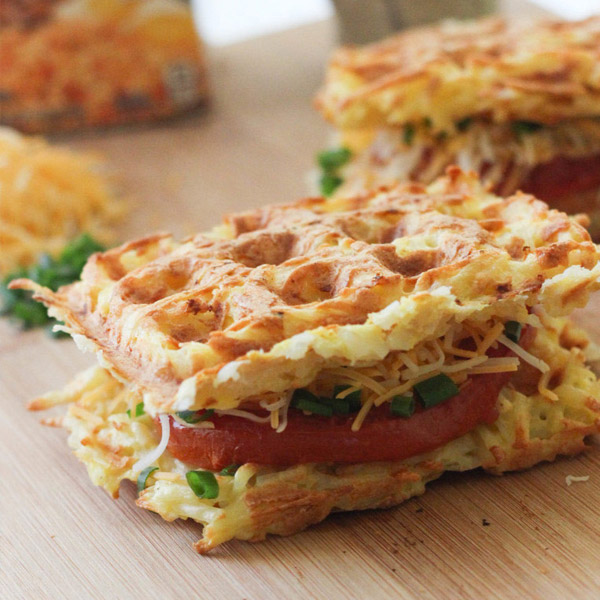 Idaho® Spuds Waffle Iron Hashbrown Sandwiches