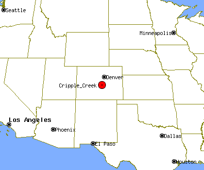 Cripple Creek Colorado Map Cripple Creek Profile | Cripple Creek Co | Population, Crime, Map