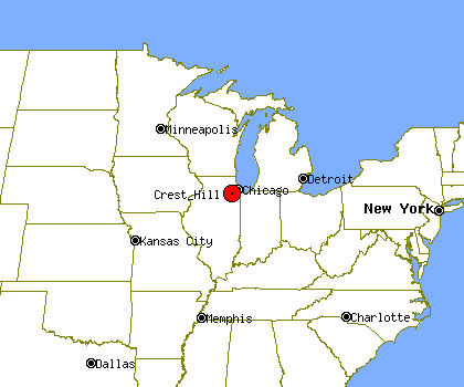 Crest Hill Illinois Map Crest Hill Profile | Crest Hill Il | Population, Crime, Map