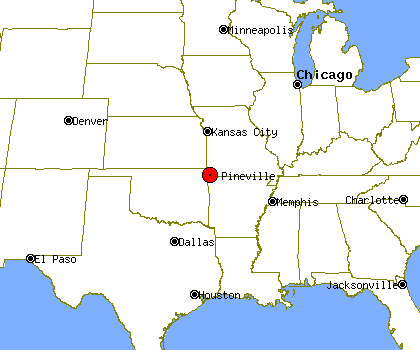 Pineville Profile | Pineville MO | Population, Crime, Map