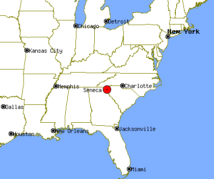 Seneca South Carolina Map Seneca Profile | Seneca Sc | Population, Crime, Map