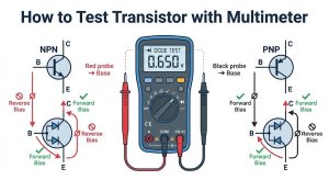 How to Test Transistor with Multimeter | Idea Electro