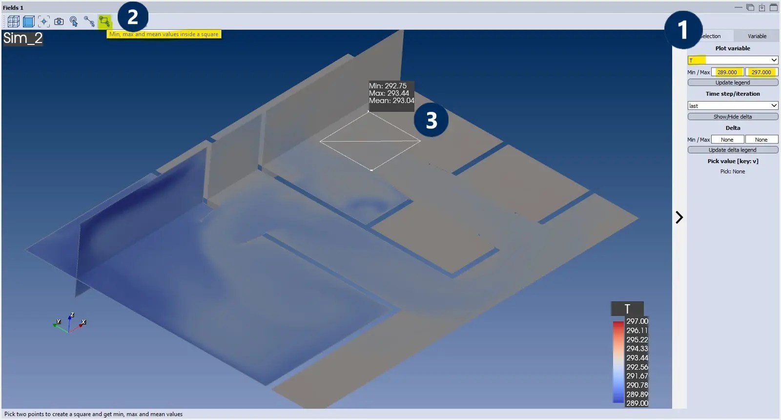 Negative and positive pressure rooms CFD simulation