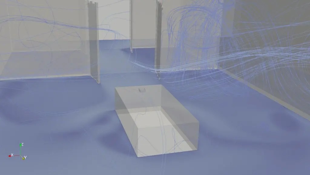 Negative pressure rooms and positive pressure rooms IdealSimulations