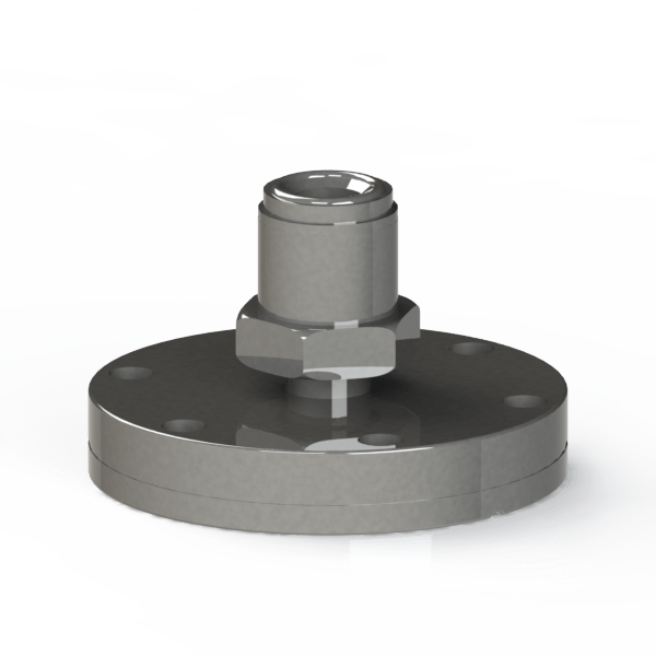 Ideal Vacuum Conflat Flange (CF) VCR Male 1/2 inch to CF 23/4 inch