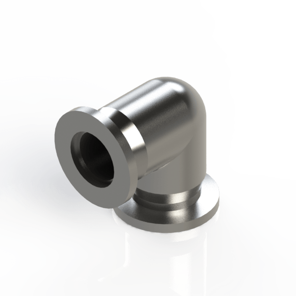 Elbow 90 Degrees KF16 Vacuum Fittings, ISOKF Flange Size NW16
