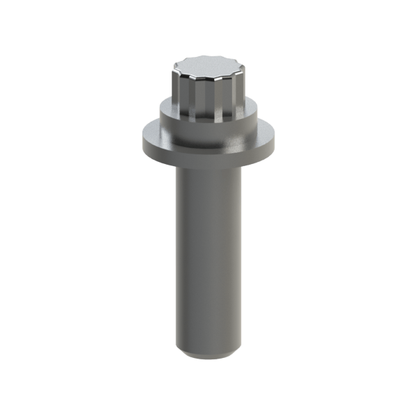 Bolt Kit For 2.125 (21/8) In. Conflat Tapped Bolt Hole Flanges, Silver