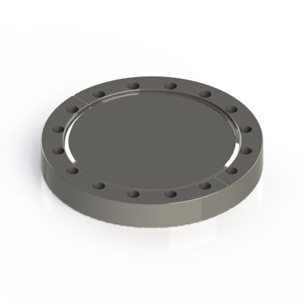 Ideal Vacuum Conflat Flange (CF) Blank DoubleSided, Through Holes