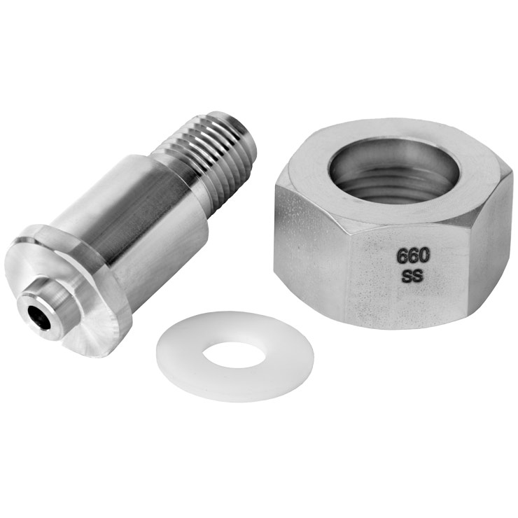 Ideal Spectroscopy CGA660 Gas Regulator Inlet to 1/4" Male NPT