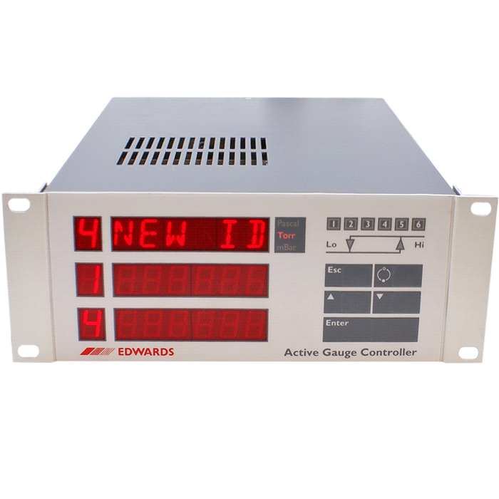 Ideal Vacuum Edwards AGC Active Gauge Controller Triple Display, RS232 serial, 6 Head, PN D386