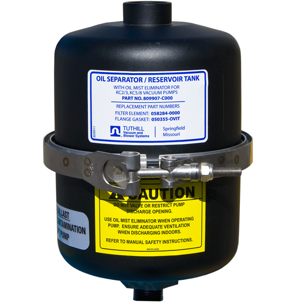 Oil Separator Resevoir Tank With Oil Mist Eliminator for Kinney KC2