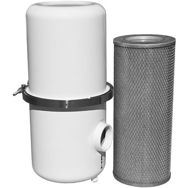 Ideal Vacuum Heavy Duty Oil Mist Exhaust Filter with 2 inch NPT Inlet