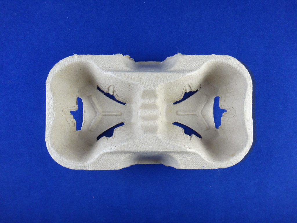 2Cup Compostable Paper Pulp Cup Holder