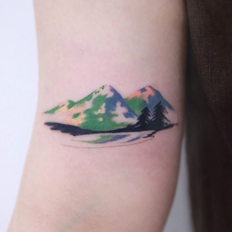 30 Remarkable Mountain Tattoo Design Ideas