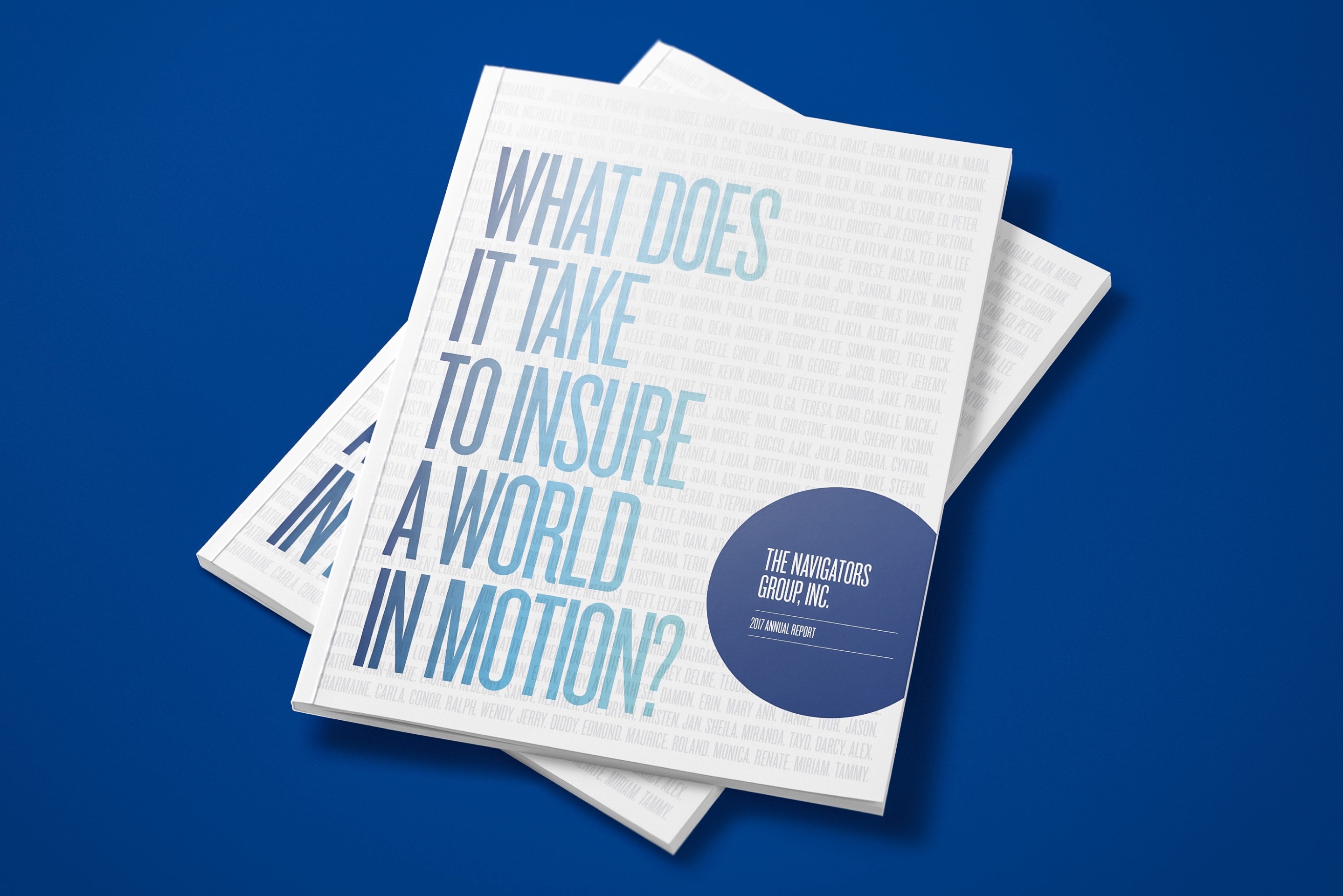 The Navigators Group 2017 Annual Report Ideas On Purpose