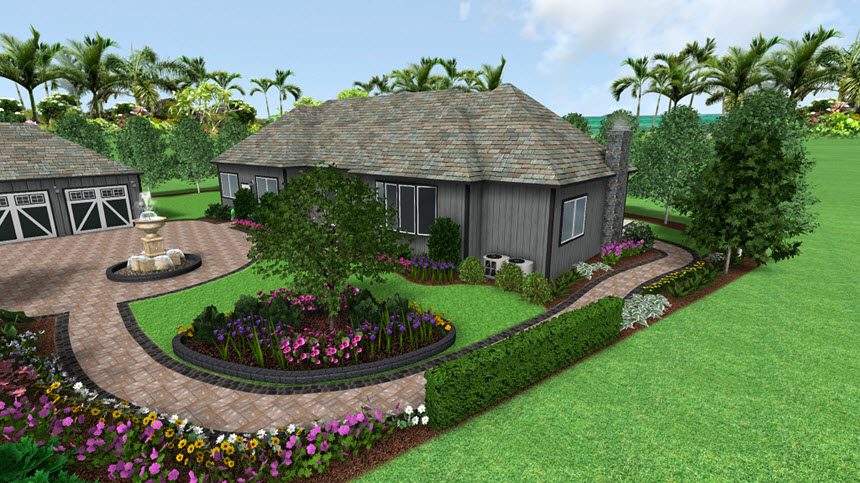 Real time landscaping for mac