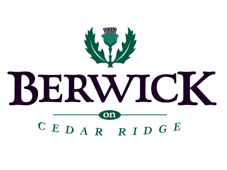 Berwick on Cedar Ridge Logo Design IdeaStudio Tulsa Logo Design
