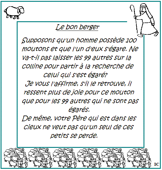Parabole de la brebis perdue et retrouvée
