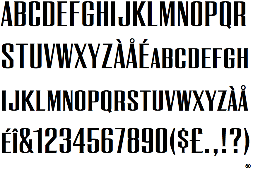 Identifont Capital Poster