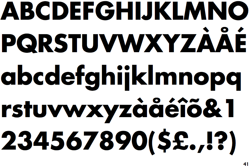 Identifont Futura Bold