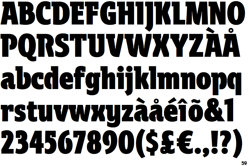 Identifont Spartacus Black