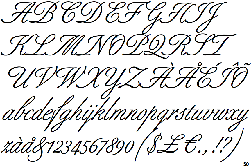Identifont BertholdScript