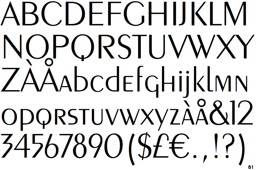 Identifont Exotic 350 Light