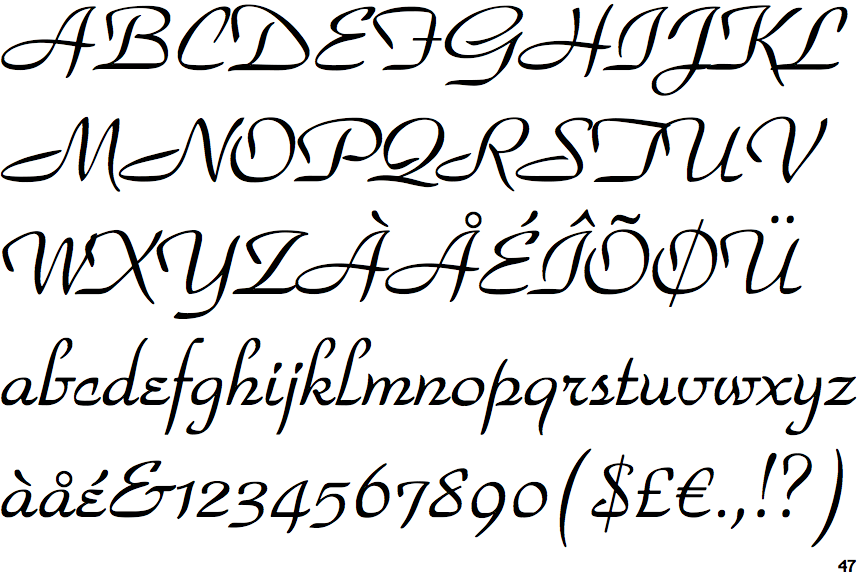 Identifont Park Avenue (BT)