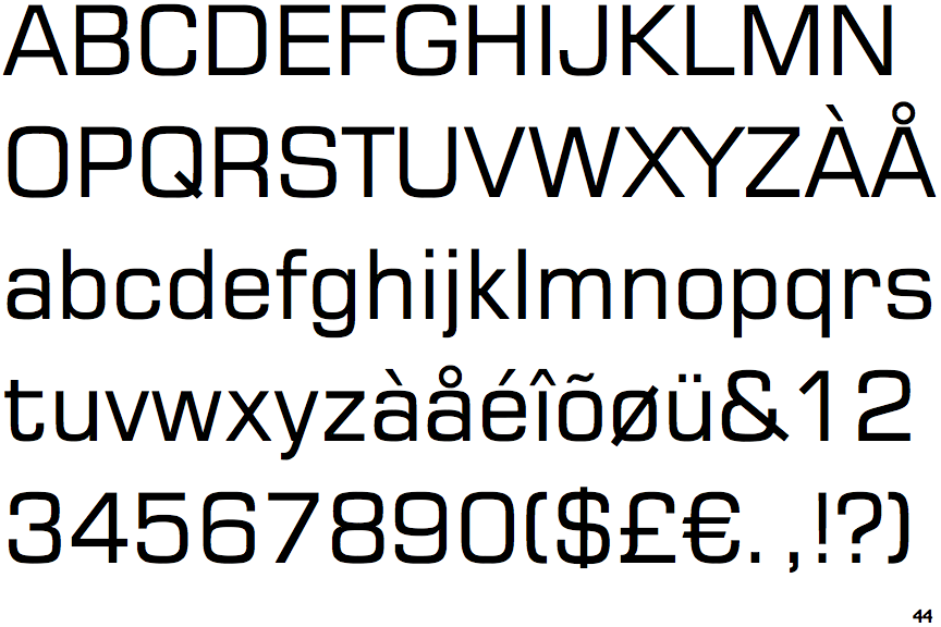 Identifont Square 721