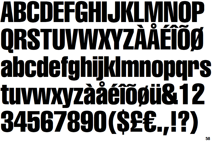 Identifont Swiss 911 Compressed