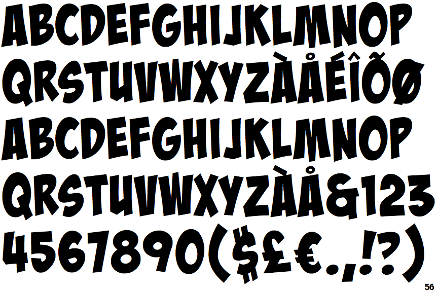 Badaboom Download HOT Font
