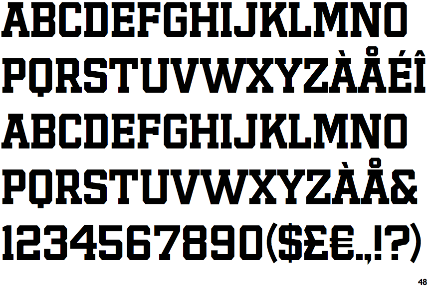 Identifont Player Bold