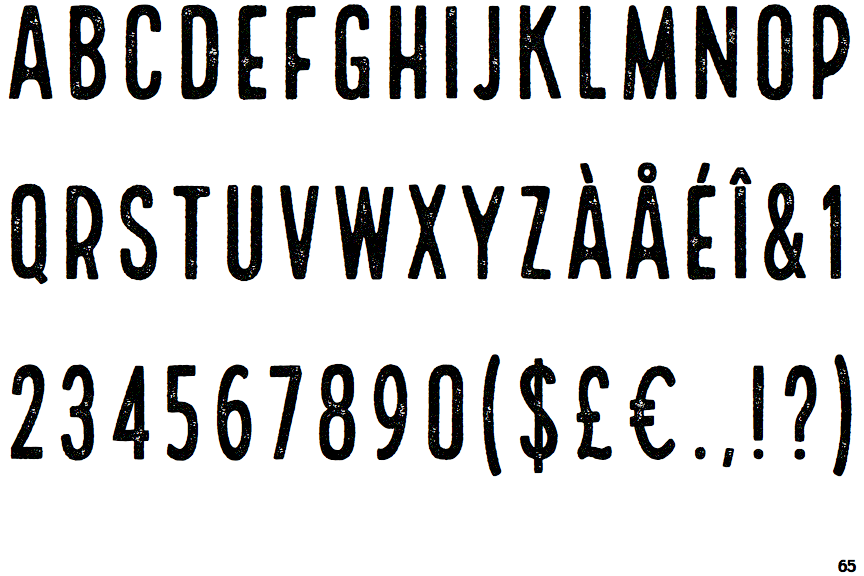 Identifont Local Brewery Five