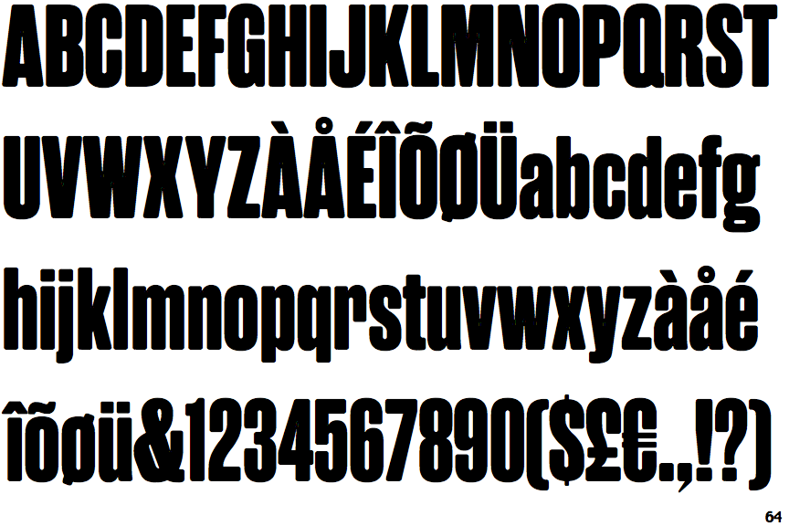 Identifont Rama Gothic Rounded M Heavy