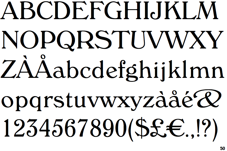 Identifont EF Windsor