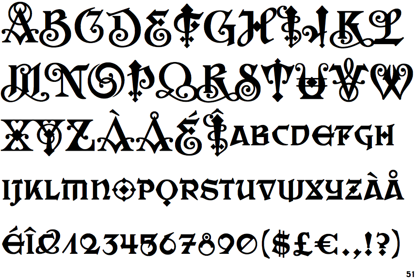 Identifont Saber